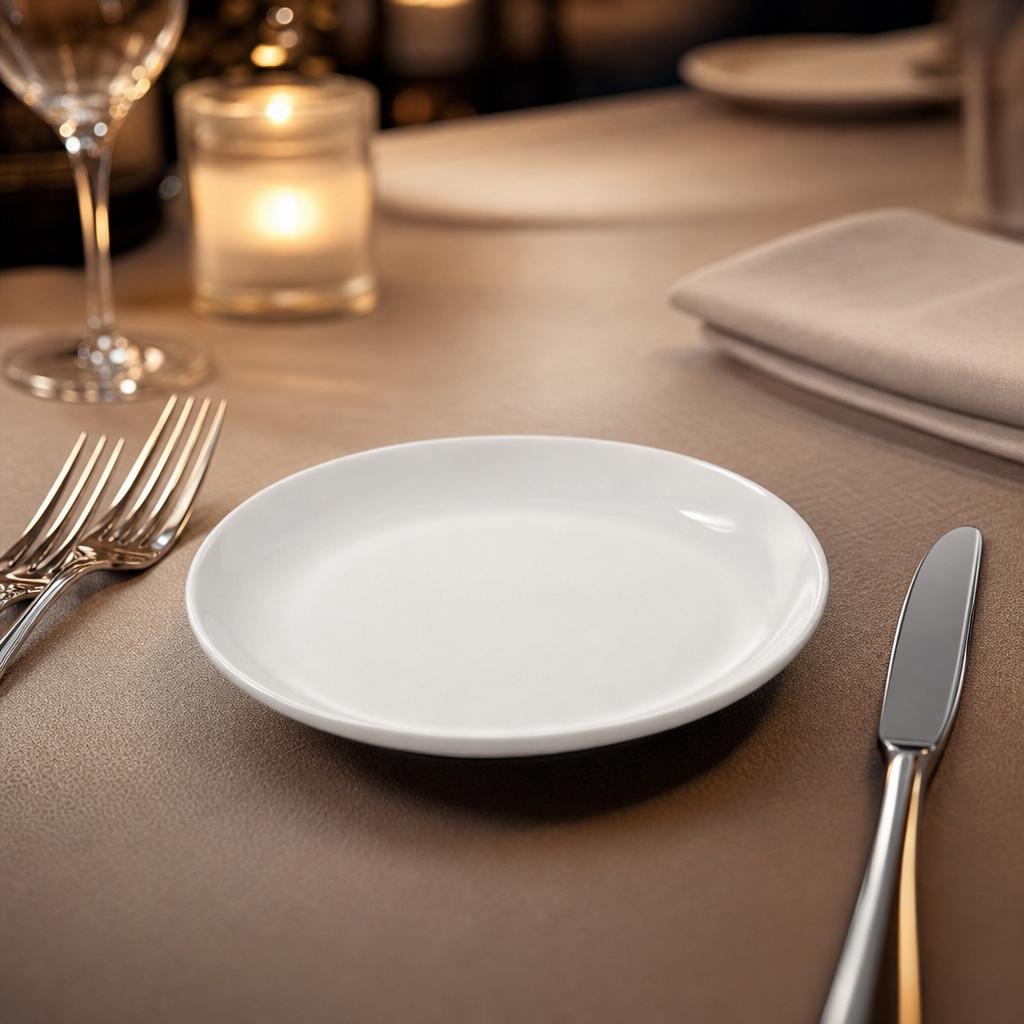 Presentation Trays 105mm Fine China for Upscale Dining (Pack of 12)