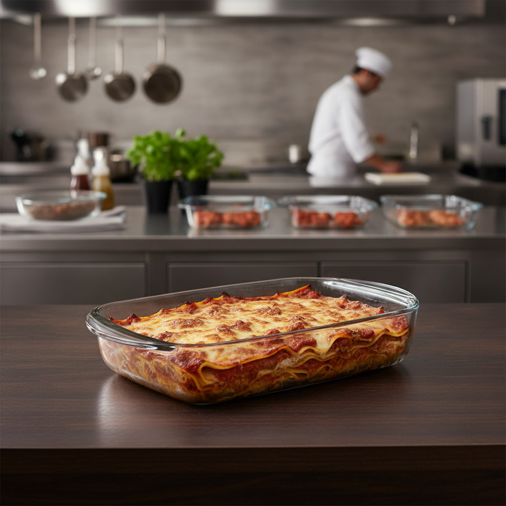 Borosilicate Glass Oven Dish 800ml for Cooking & Serving