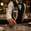 Glass Champagne Flutes 200ml for Bars & Restaurants (Pack of 6)