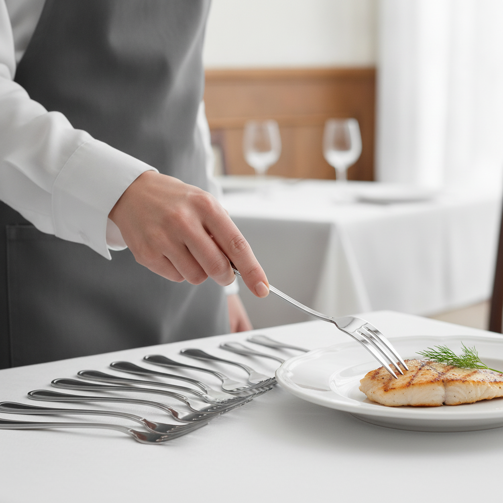 18/10 Stainless Steel Fish Forks for Dining (Pack of 12)
