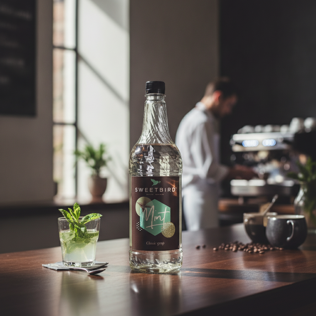 Mint Flavoured Syrup 1L for Beverages & Desserts