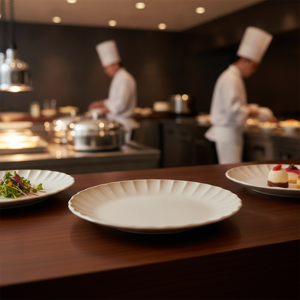 Melamine Plate 210mm for Buffet Displays & Catering