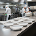 Porcelain Round Eared Dish 780ml for Catering Kitchens (Pack of 12)