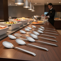 18/10 Stainless Steel Solid Serving Spoons for Buffet Service (Pack of 12)