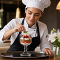 Clear Glass Chalice Dessert Glass 930ml for Serving Desserts (Pack of 12)