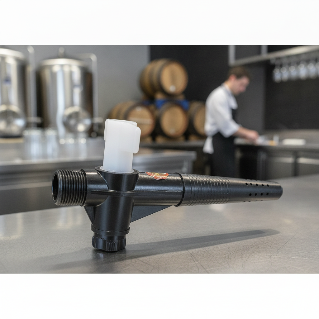 Plastic Cask Tap L Thread 205mm for Beer Kegs