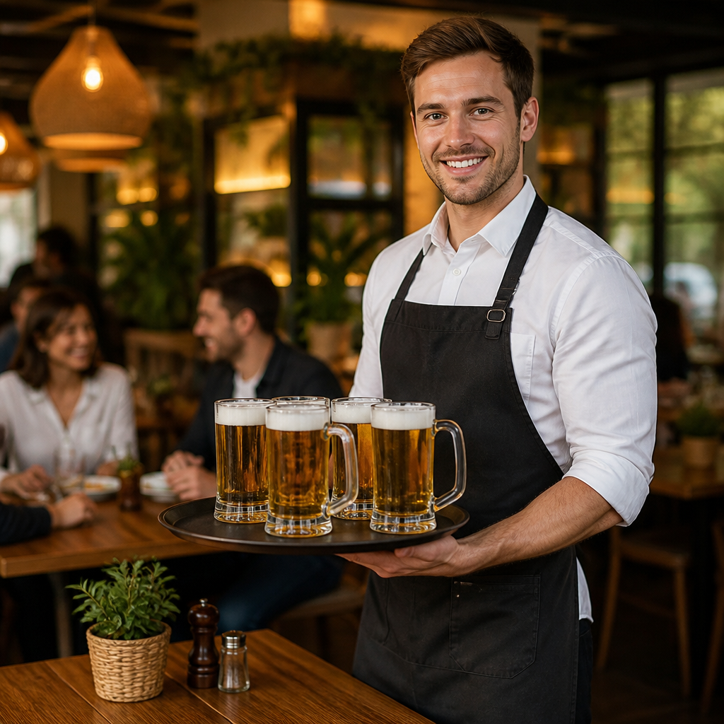 Polycarbonate Clear Beer Mugs 512ml for Outdoor Entertaining (Pack of 12)