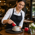 Stoneware Milk Jug 70ml Red for Caf? & Restaurants (Pack of 6)