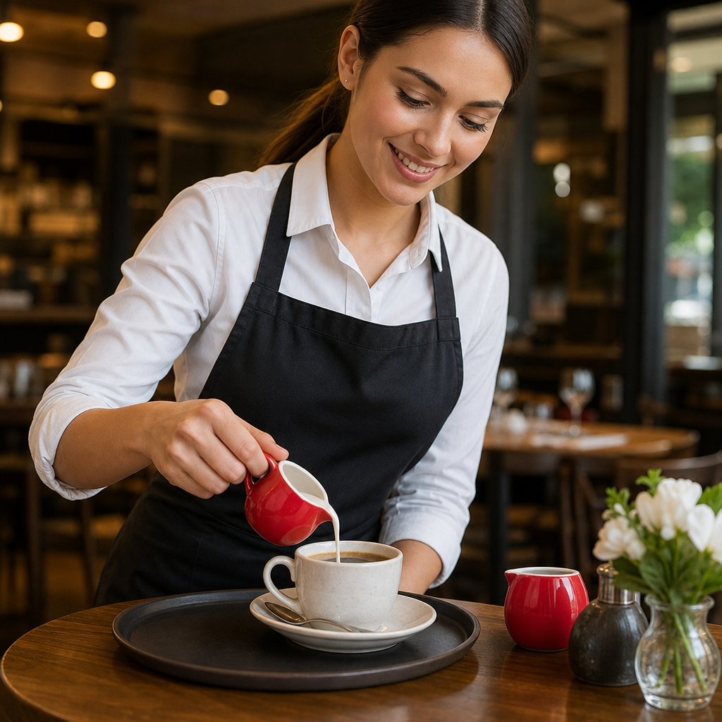 Stoneware Milk Jug 70ml Red for Caf? & Restaurants (Pack of 6)