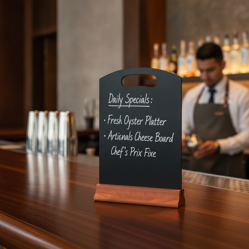 Plastic Double-Sided Board for Tabletops & Bars