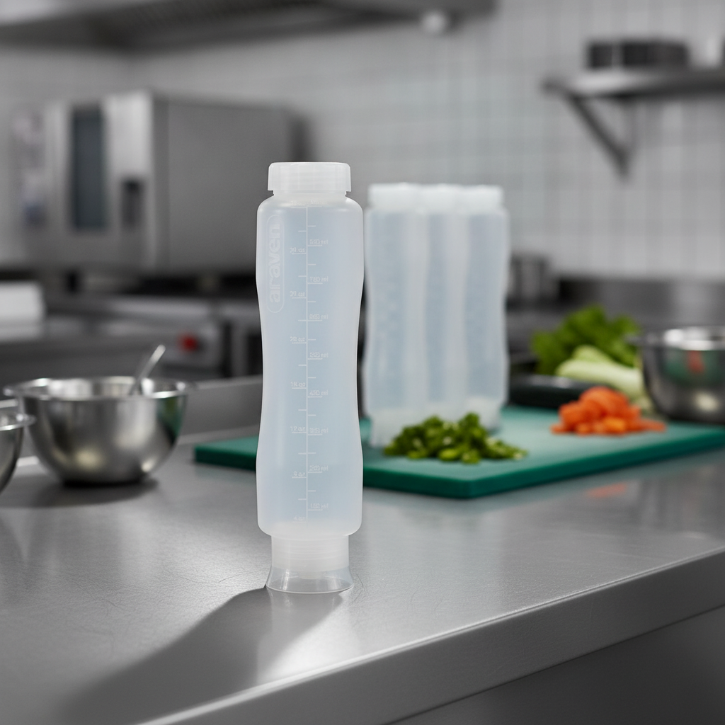 Low Density Polyethylene Sauce Bottle 32oz for Fast Food Service