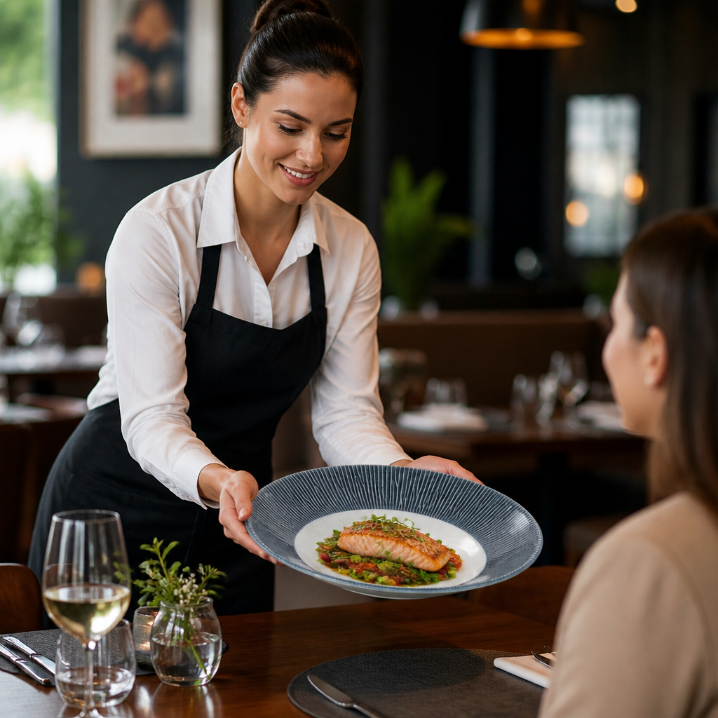 Bamboo Deep Round Coupe Plates 280mm for Everyday Dining