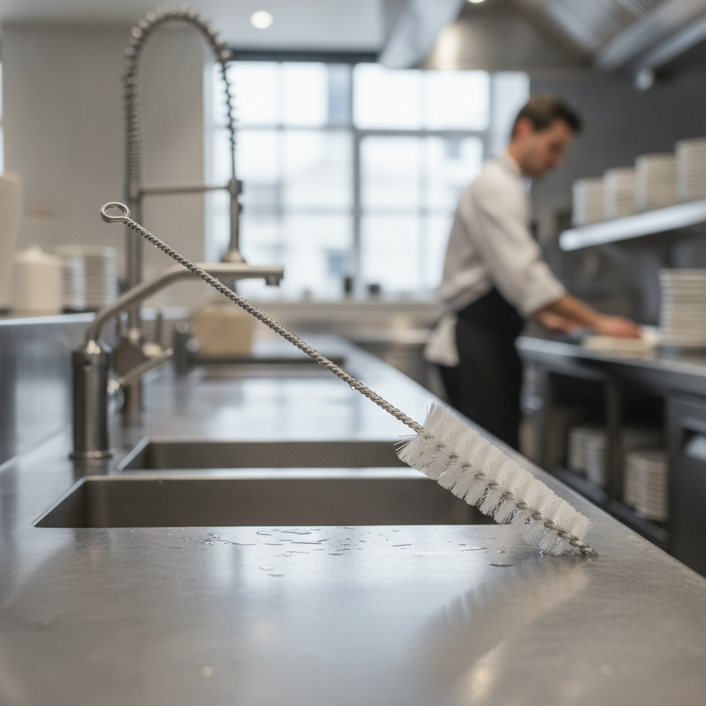 Stainless Steel Tap 354mm for Efficient Cleaning