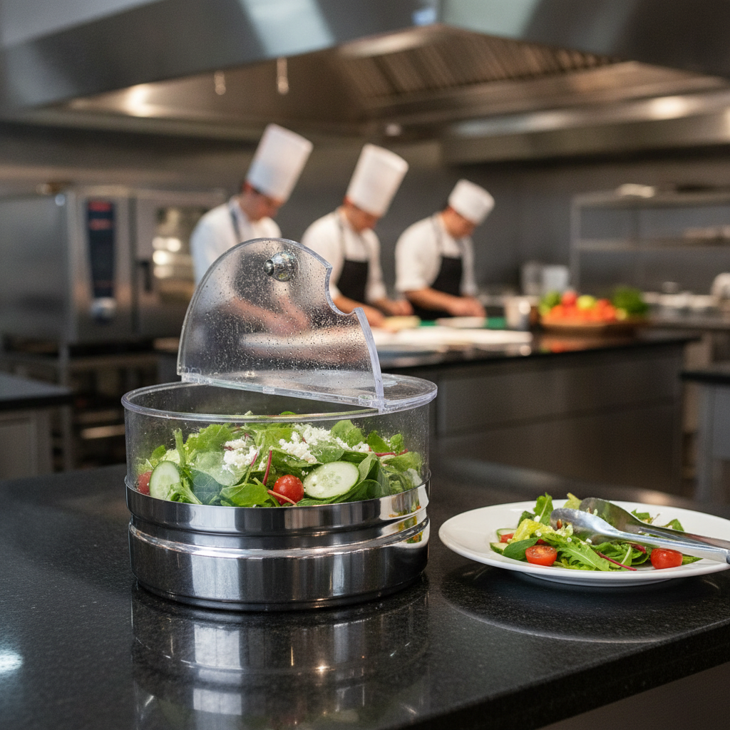 Polycarbonate Cooling Bowl 2.5L for Fresh Salads & Desserts