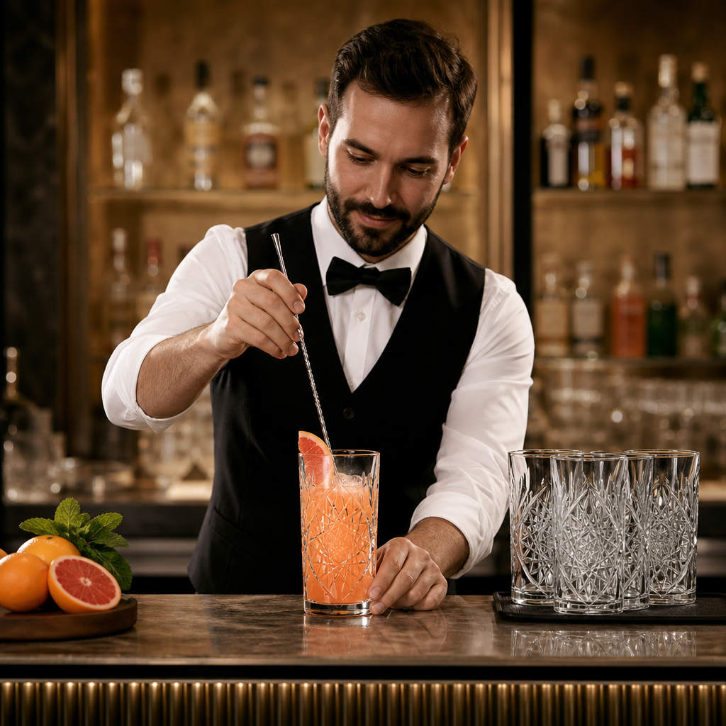 Glass Cooler Glasses 470ml for Cocktail Service (Pack of 6)