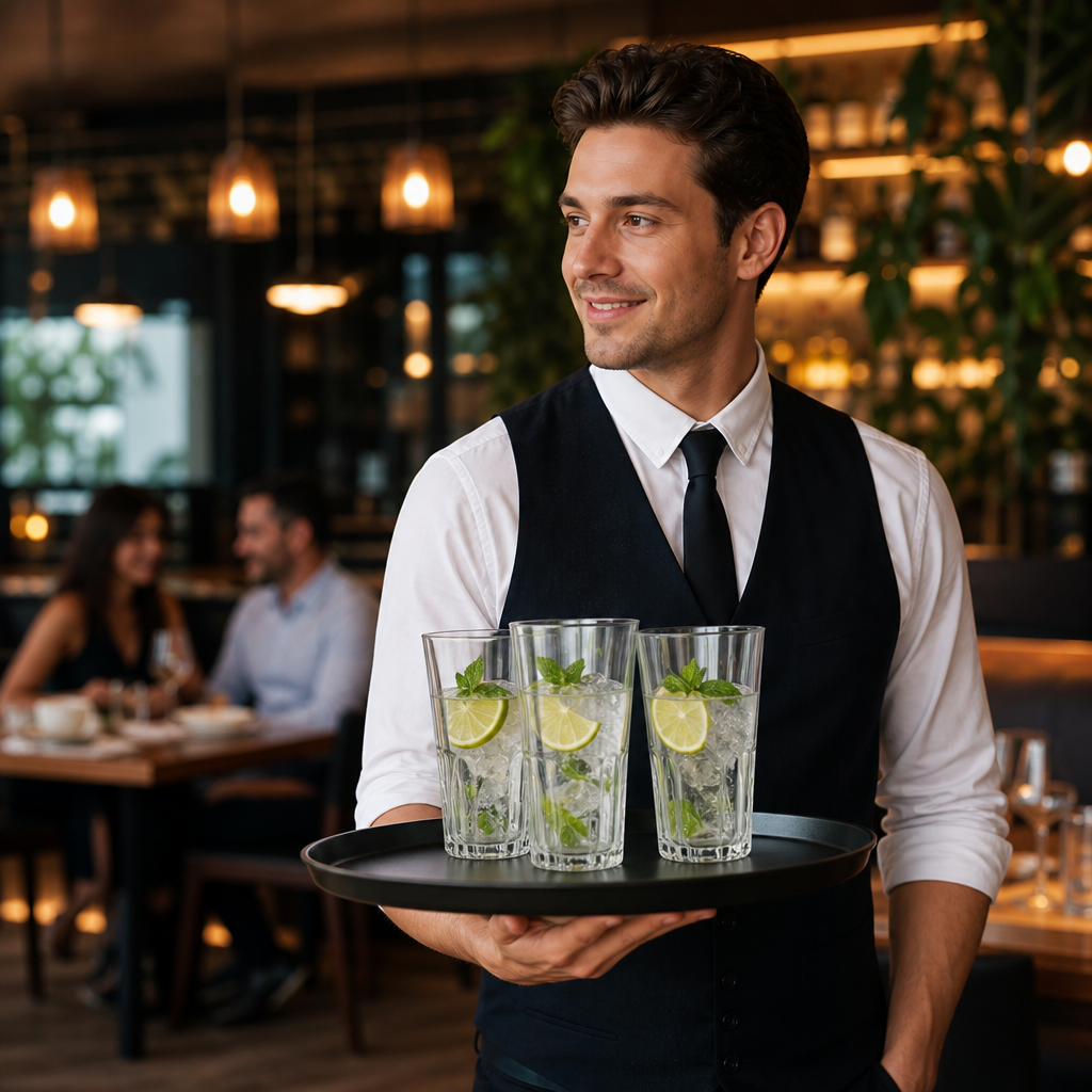 Glass Beverage Glasses 400ml for Bars & Restaurants (Pack of 12)