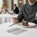 18/10 Stainless Steel Cake Forks for Elegant Table Settings (Pack of 12)
