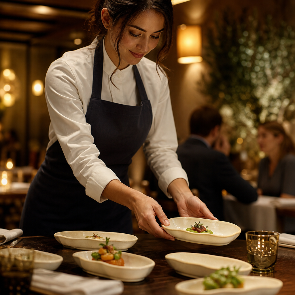Oval Plates 150x70mm Ceramic for Casual Fine Dining (Pack of 6)