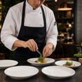 Coupe Plates 165mm White Porcelain for Dining Experiences (Pack of 12)