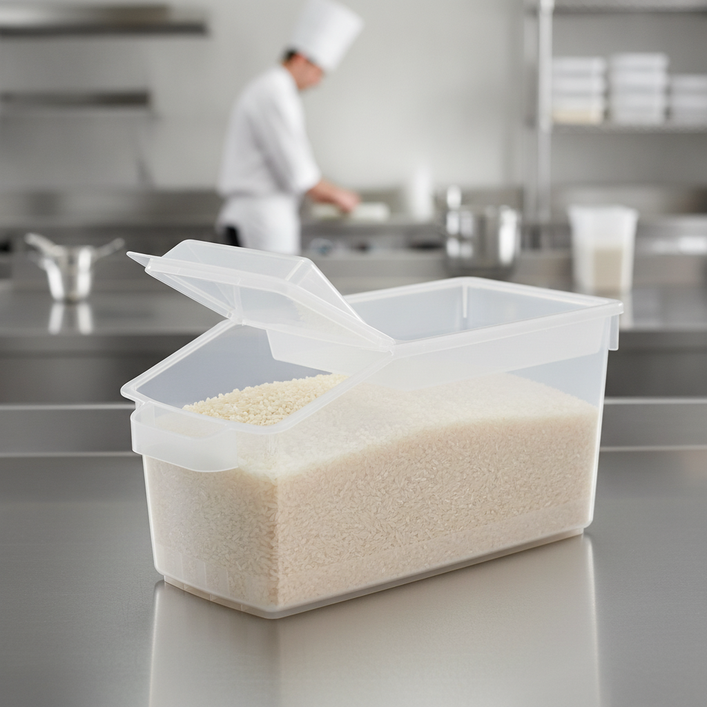 Polypropylene Ingredient Bin 14L for Food Storage