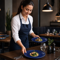 Midnight Coupe Plates 202.5mm Blue Porcelain for Stylish Dining (Pack of 12)