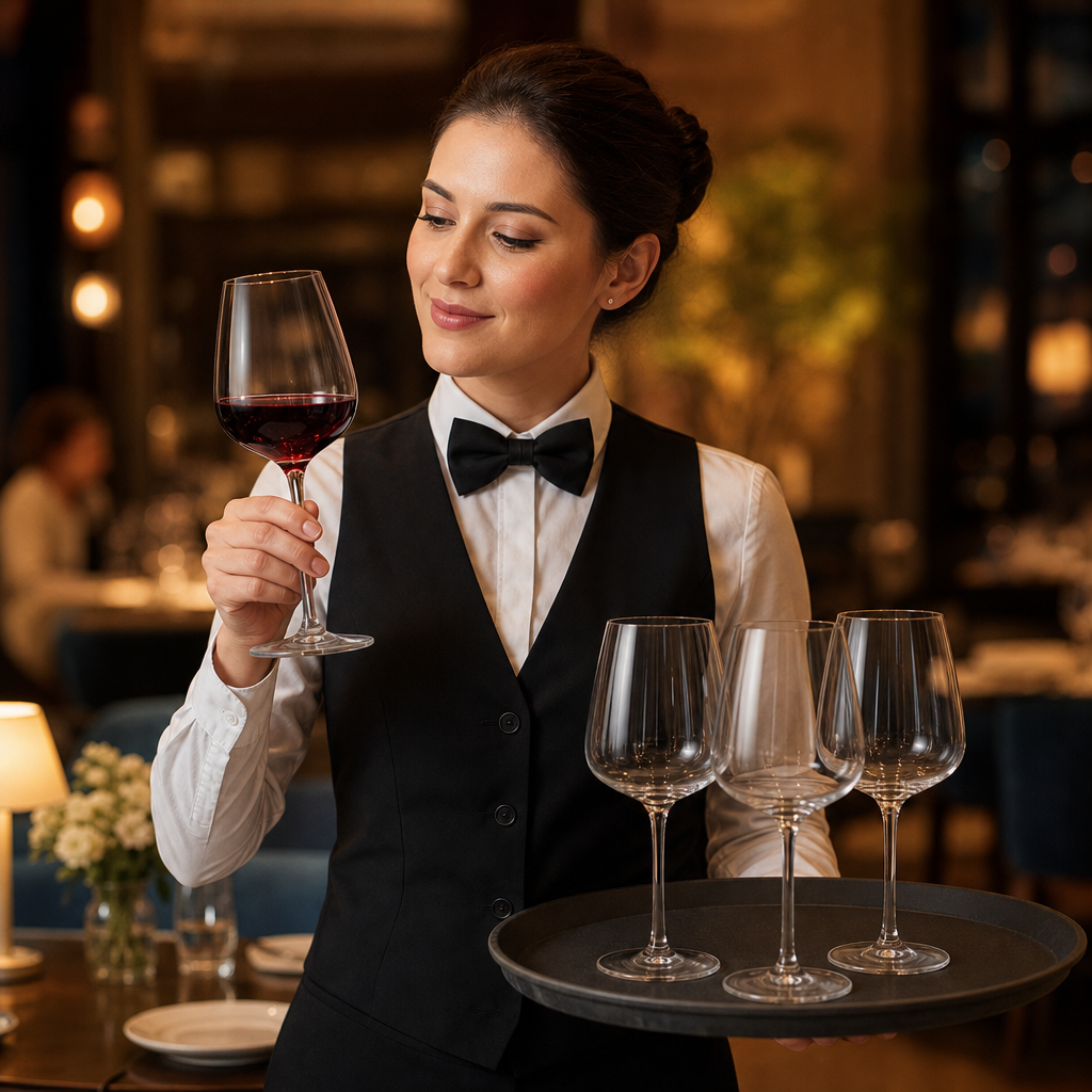 SON.hyx Lead-Free Crystal Chianti Wine Glasses 550ml for Entertaining (Pack of 24)
