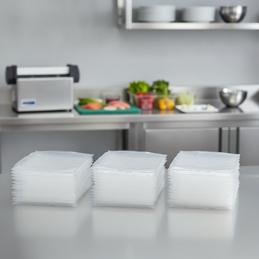 Polyester Vacuum Sealer Bags 400mm for Food Storage (Pack of 12)