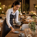 Saucers 120mm Vitrified Stoneware for Unique Table Settings (Pack of 24)