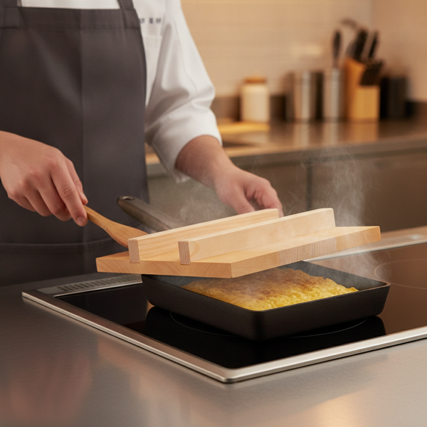 Wooden Lid for 21cm Tamagoyaki Omelette Pan, Wood