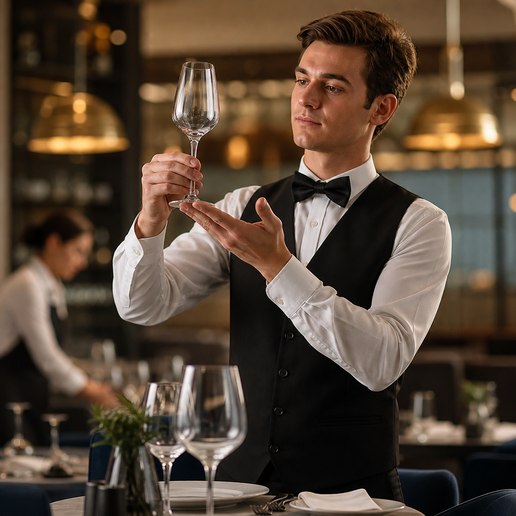 Clear Glass Wine Glasses 350ml for Restaurants & Bars (Pack of 24)