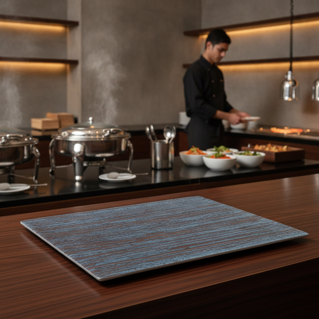 Melamine Rectangular Platter GN 1/2 for Buffet Service