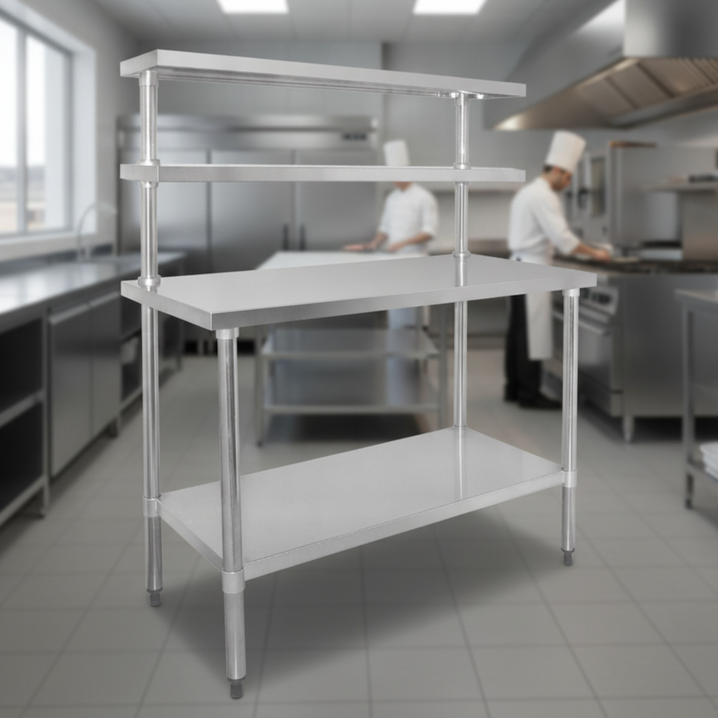 Stainless Steel Prep Station 1800x600mm for Commercial Kitchens
