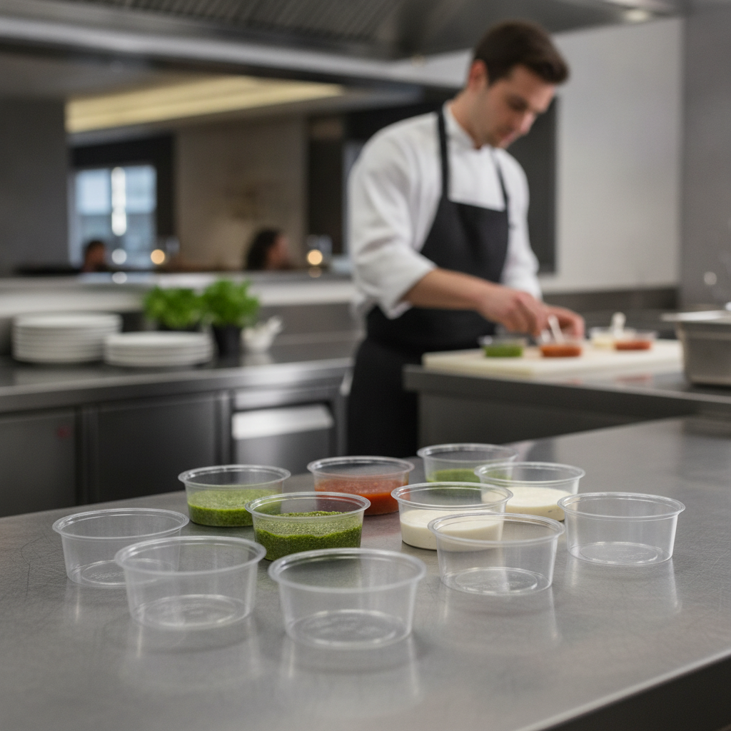 PLA Compostable Cold Portion Pots 59ml for Food Storage (Pack of 2000)