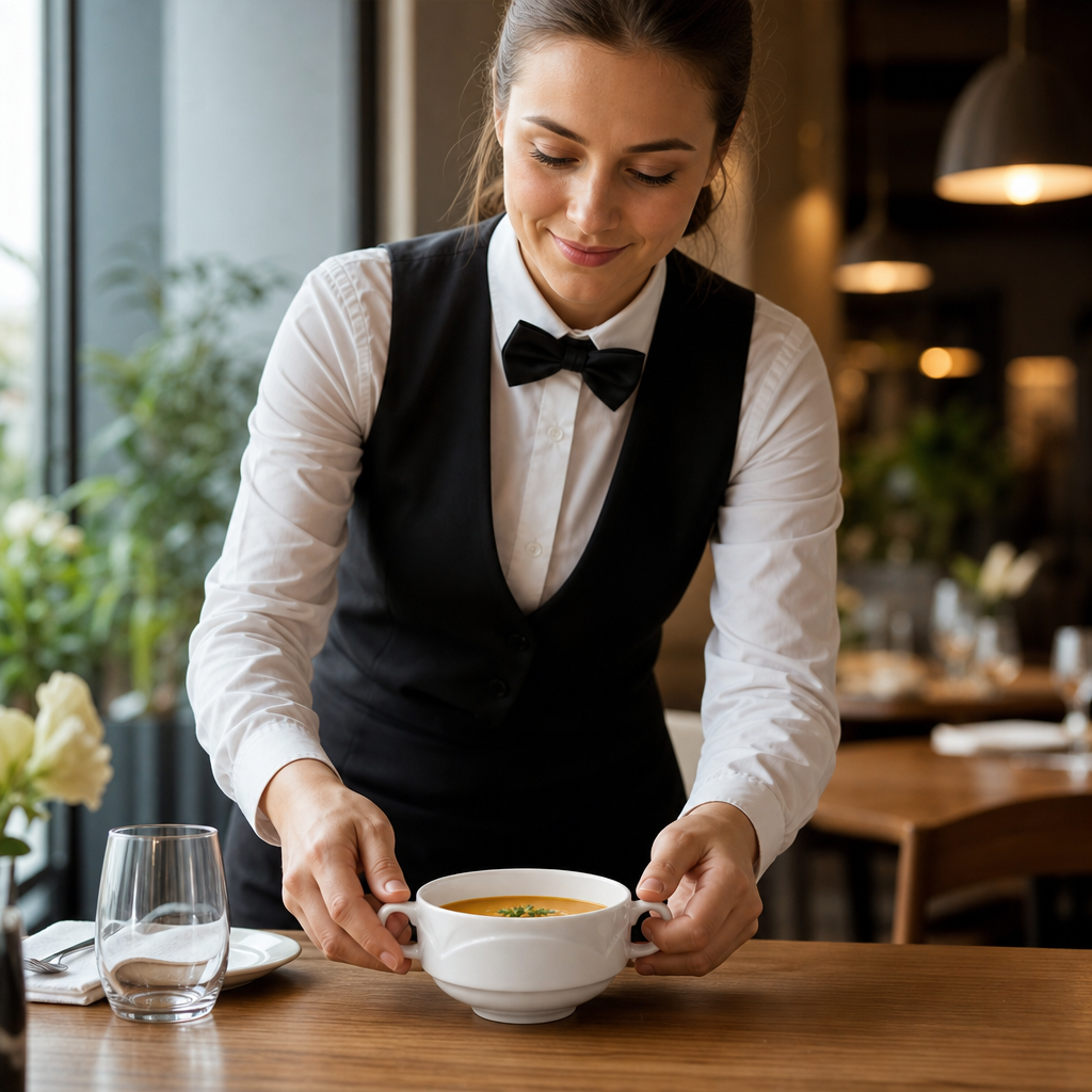 Bianco Handled Soup Cups 284ml for Elegant Dining - Pack of 36