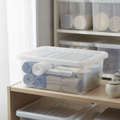 Polypropylene Clear Storage Box 45-60L for Home & Office