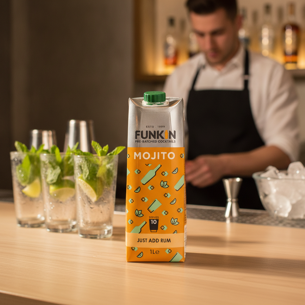 Mojito Mixer with Natural Lime and Mint for Cocktails (1L)