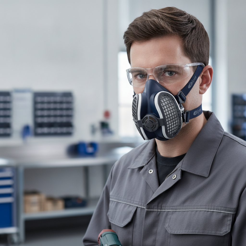Thermoplastic Elastomer Half Mask P3 Size M/L for Safety Use