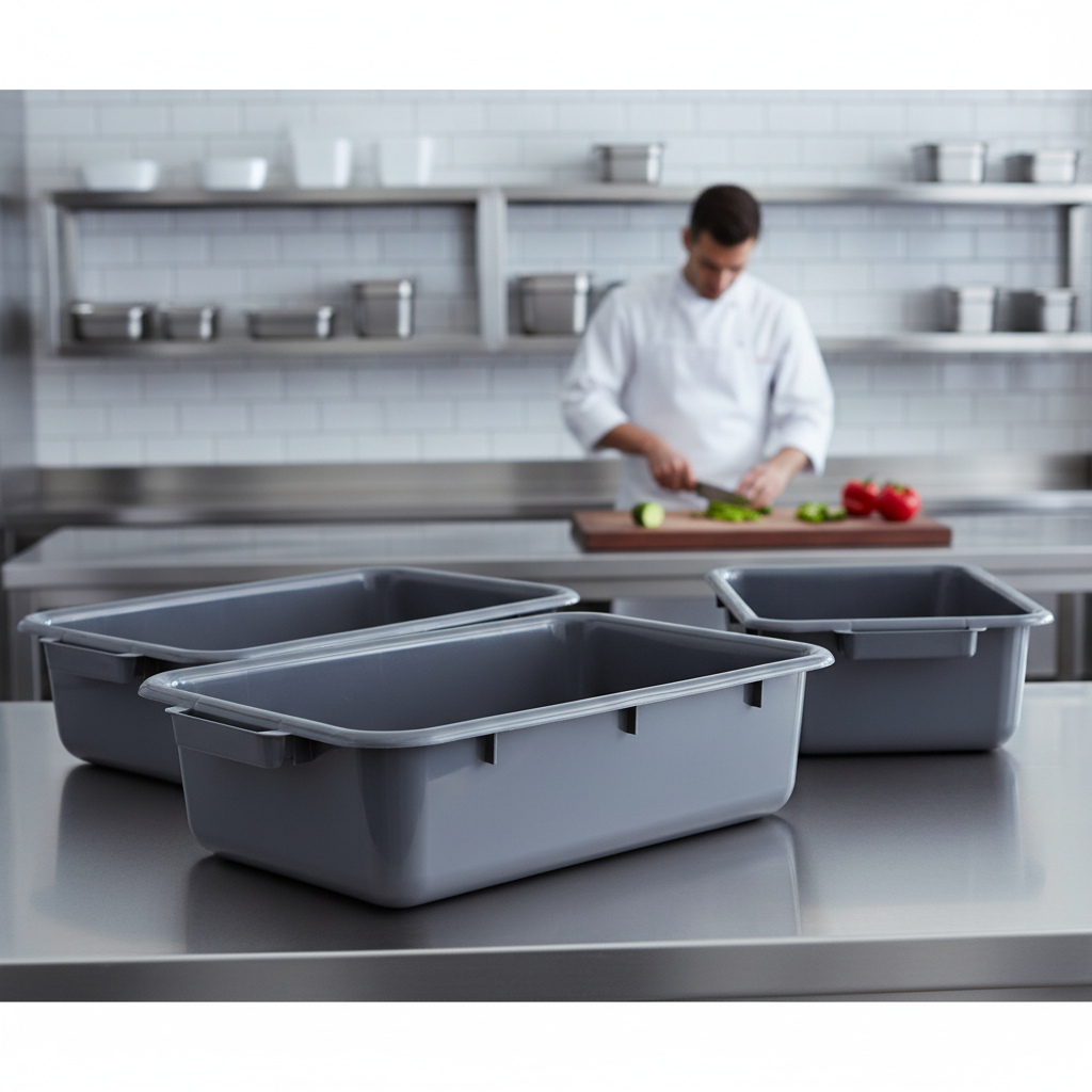 Plastic Tote Box 18L for Efficient Food Storage