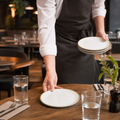 Plates 165mm White Vitrified Ceramic for Hospitality Environments (Pack of 12)