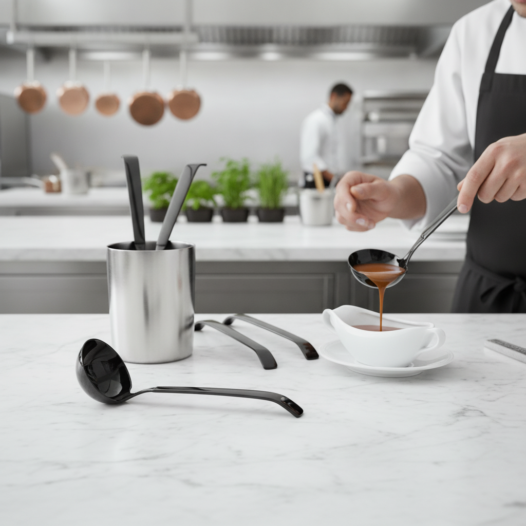 18/10 Stainless Steel Gravy Ladles for Serving (Pack of 6)