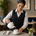 Teacups 200ml Bone China for Elegant Dining (Pack of 12)
