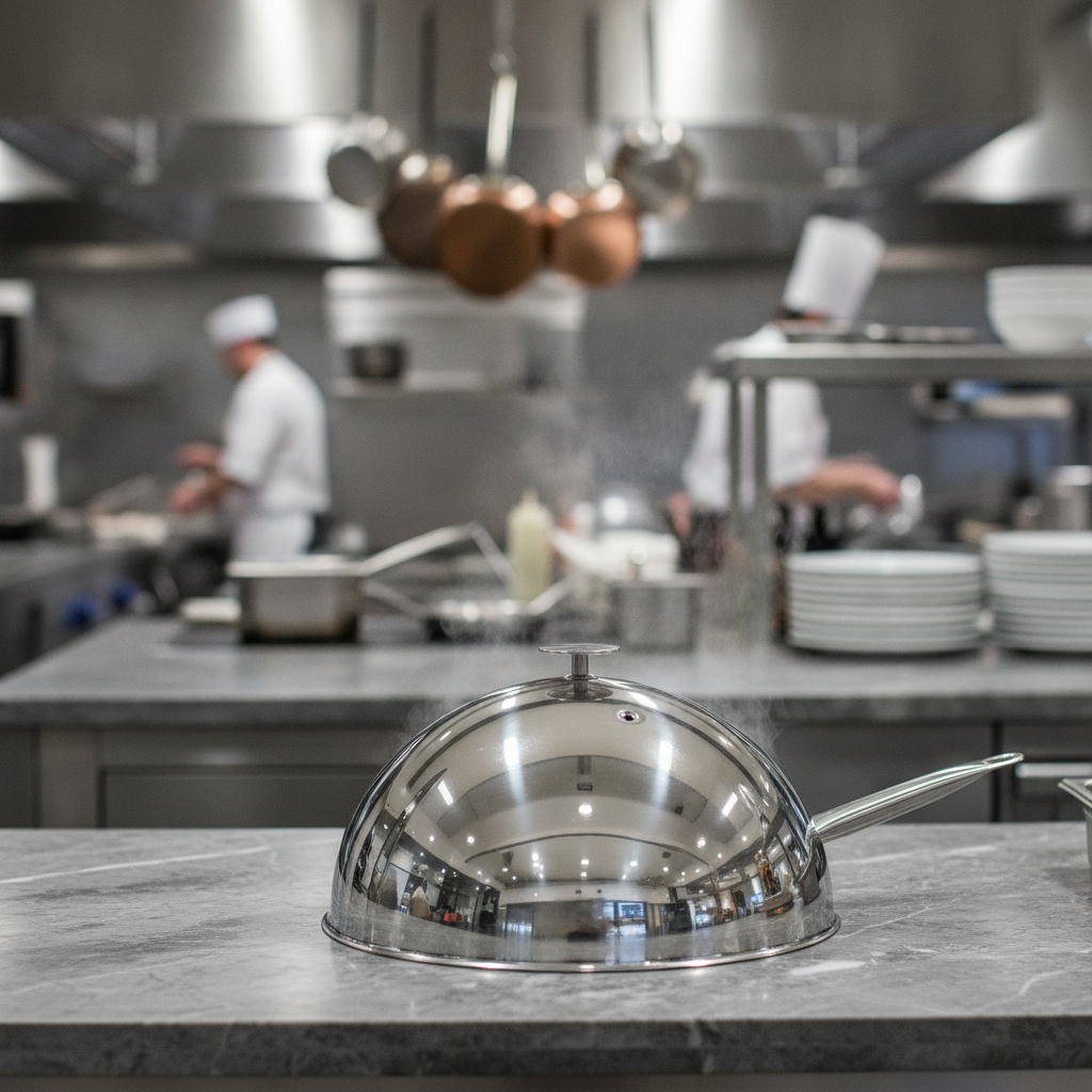 Stainless Steel Cooking Dome 300mm for Steaming Foods