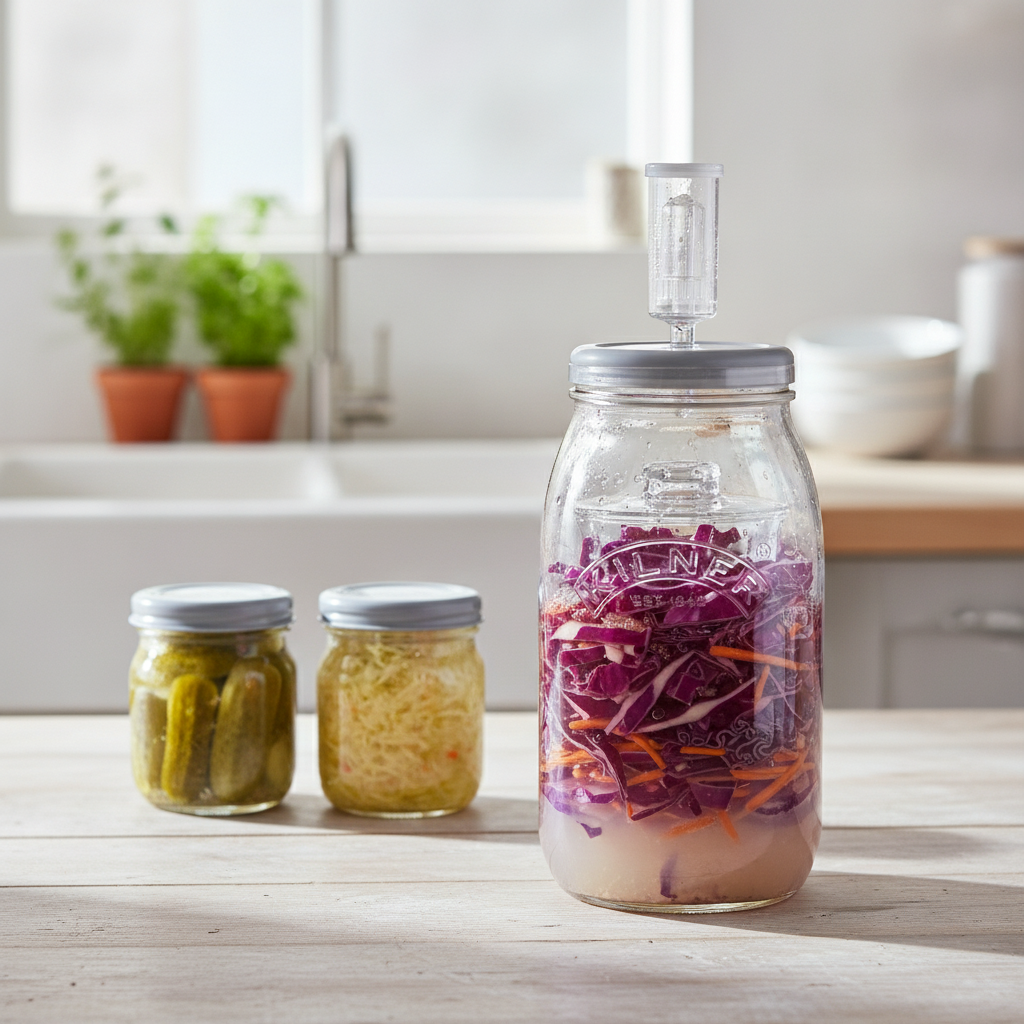 Glass Fermentation Set 3L for Creating Fermented Foods