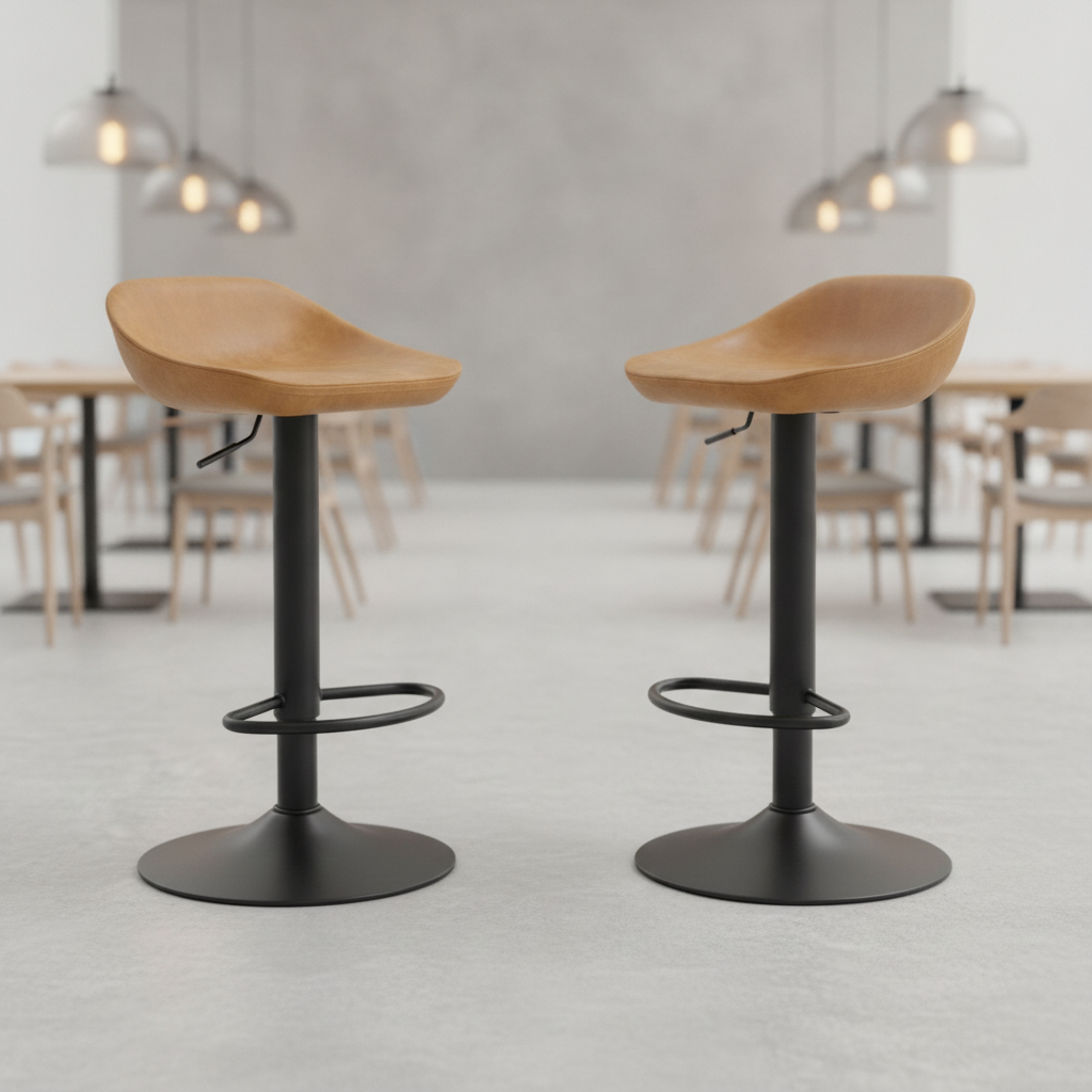 Powder Coated Steel Camel Bar Stools 904mm for Restaurants & Pubs (Pack of 2)