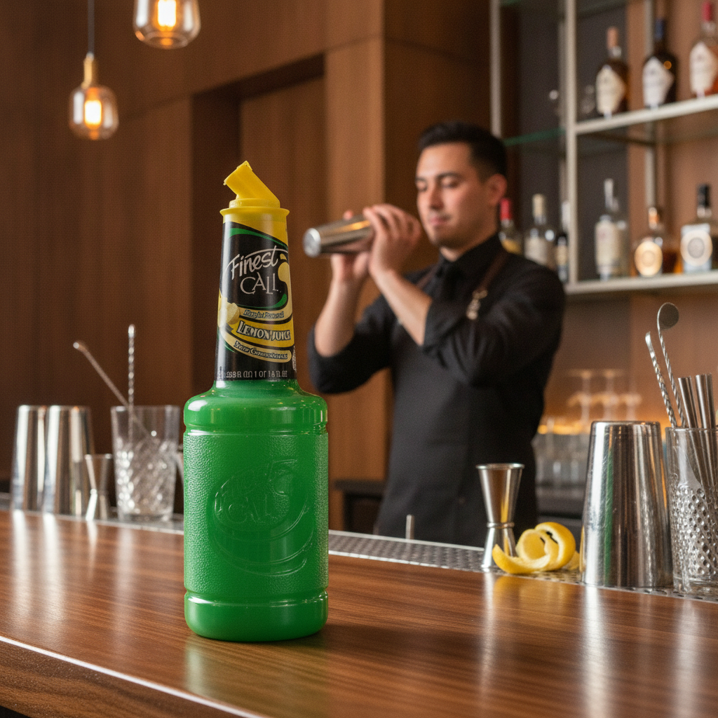 Single Pressed Lemon Juice 1L for Professional Bartenders