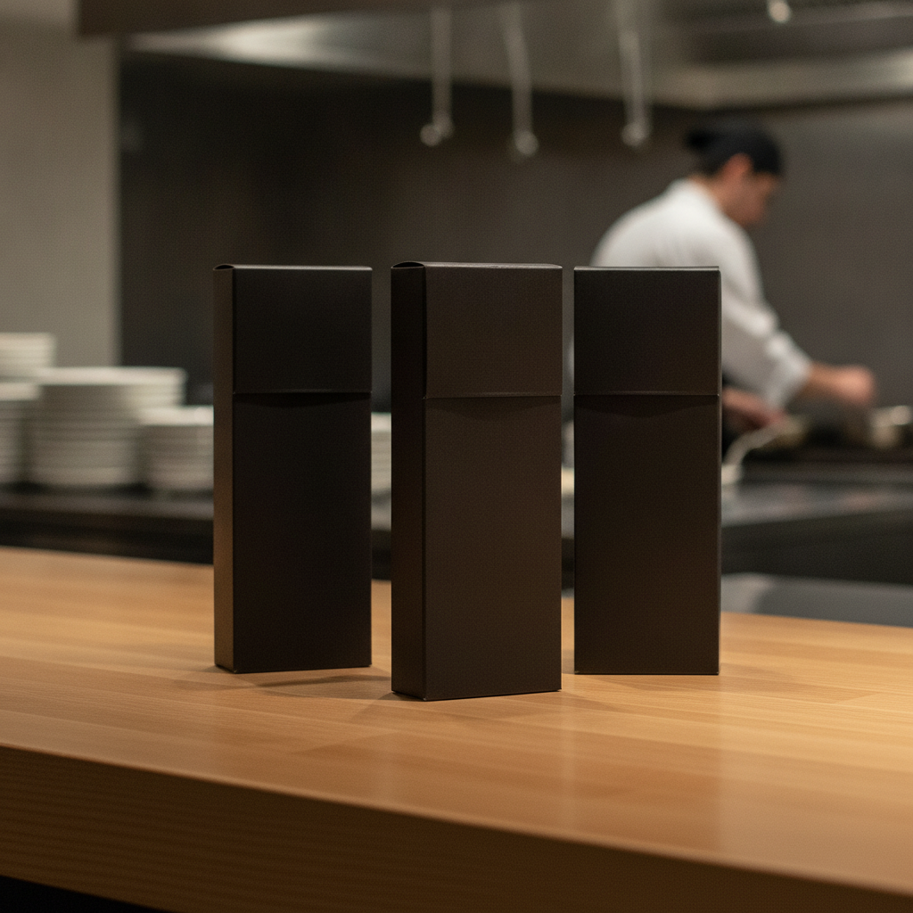 Black Paper Dinner Napkins 48x40cm for Lunch Service (Pack of 400)