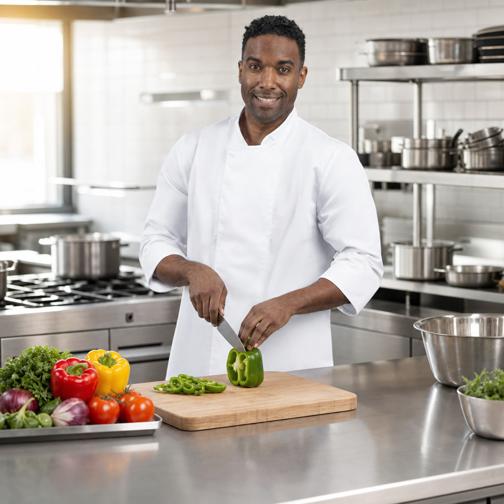 Whites Atlanta Unisex Chef Jacket in White for Professional Kitchens