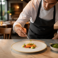 Plates 280mm White Vitrified Ceramic for Vibrant Food Presentation (Pack of 12)