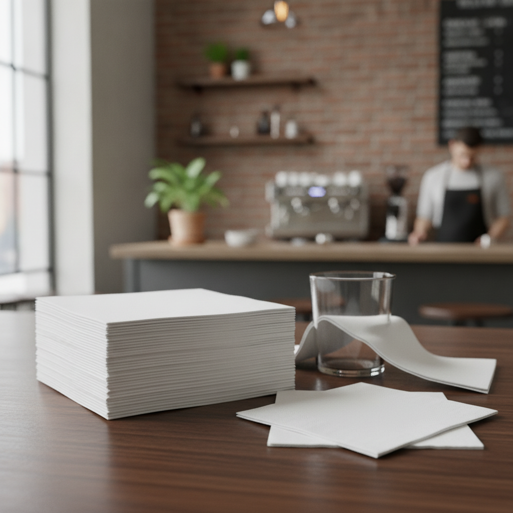 Paper Lunch Napkins 33x33cm for Cafés & Bistros (Pack of 2000)