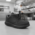 Microfibre Black Slipbuster Hawren Trainers for Catering Staff